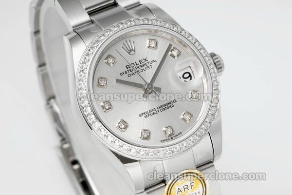 Rolex Super Clone watch picture and price ARF Lady-Datejust 278384 sliver Diamond bezel 31mm mechanical women