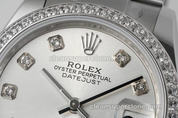 Rolex Super Clone watch picture and price ARF Lady-Datejust 278384 sliver Diamond bezel 31mm mechanical women