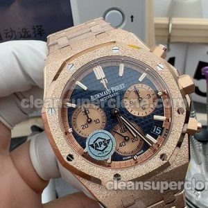 Royal Oak watch details and pricing APS Factory Audemars Piguet 26239 blue mechanical men