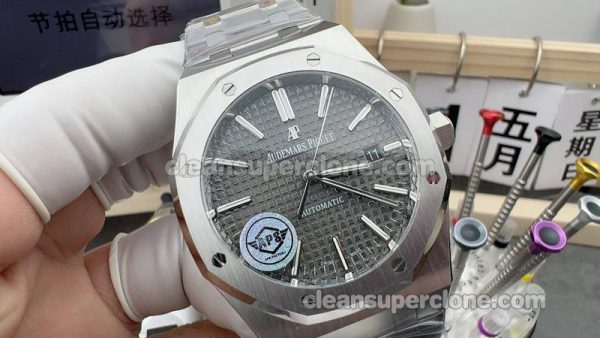 Royal Oak watch details and pricing APS Factory Audemars Piguet 15400 gray mechanical men