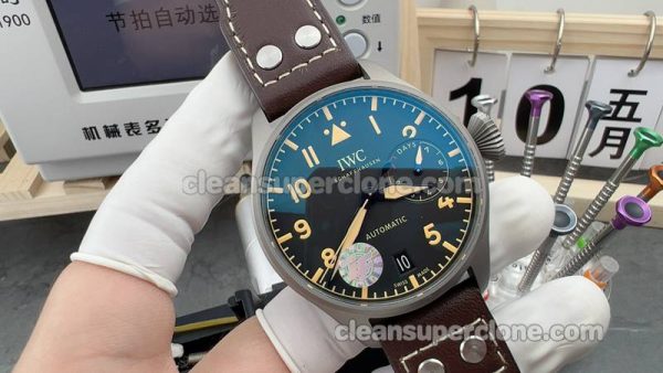 Pilot watch details and pricing ZF Factory IWC IW501004 Titanium mechanical men