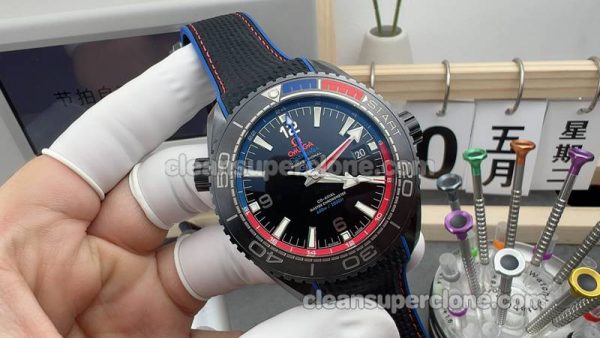 Seamaster watch details and pricing VS Factory Omega 600m 215.92.46 black mechanical men