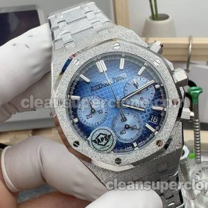 Audemars Piguet Super Clone Watch pictures and prices APS Factory Royal Oak 26240 Smoked blue mechanical men