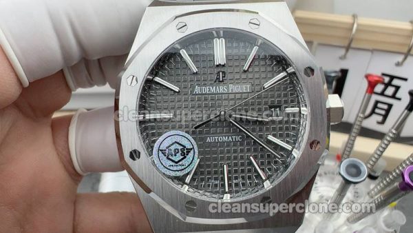 Royal Oak watch details and pricing APS Factory Audemars Piguet 15400 gray mechanical men