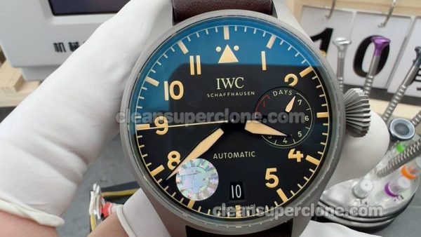 Pilot watch details and pricing ZF Factory IWC IW501004 Titanium mechanical men
