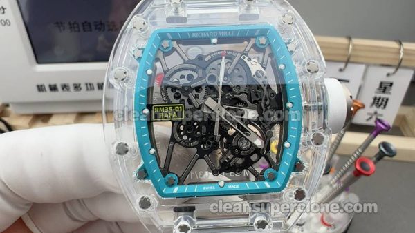 Richard Miller Super Clone Watch pictures and prices RM35-01 Crystal mechanical men