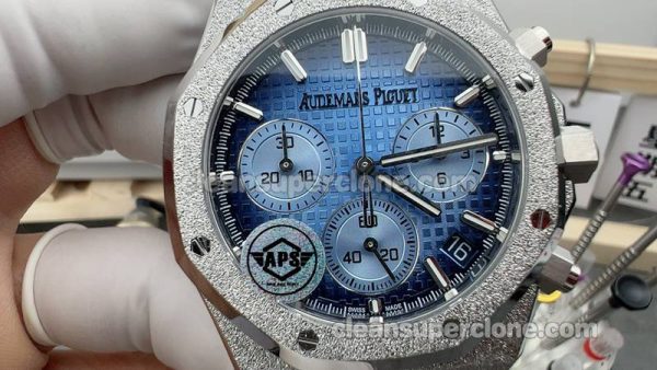 Audemars Piguet Super Clone Watch pictures and prices APS Factory Royal Oak 26240 Smoked blue mechanical men