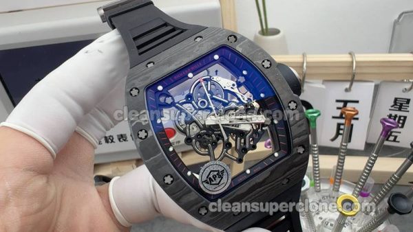 Richard Mille Super Clone Watch pictures and prices APS Factory RM055 black mechanical men