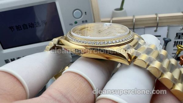 Day-Date watch details and pricing GS Factory Rolex 228348 Diamond setting mechanical men