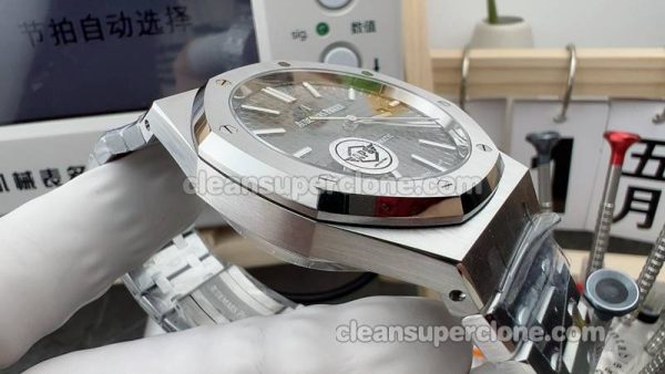 Royal Oak watch details and pricing APS Factory Audemars Piguet 15400 gray mechanical men