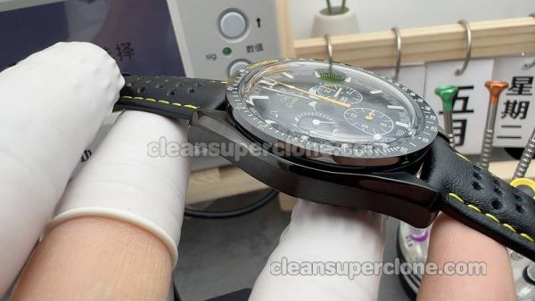 Speedmaster watch details and pricing Omega 311.92.44 black mechanical men