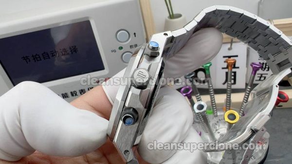 Audemars Piguet Super Clone Watch pictures and prices APS Factory Royal Oak 26240 Smoked blue mechanical men