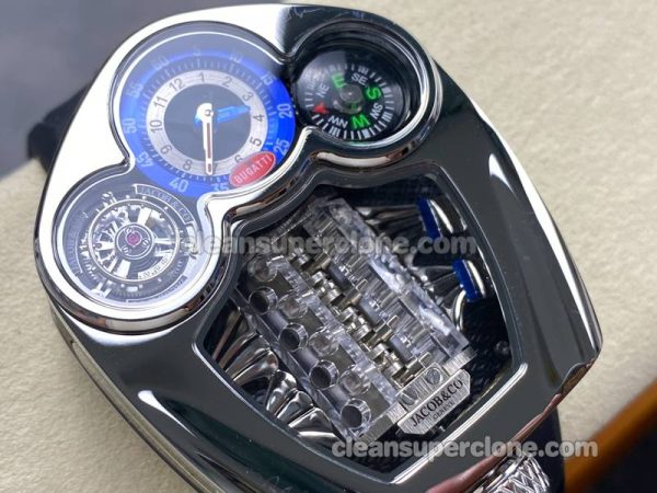Jacob&Co Super Clone watch picture and price Chiron Tourbillon Black rubber strap mechanical men
