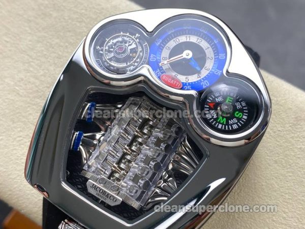 Jacob&Co Super Clone watch picture and price Chiron Tourbillon Black rubber strap mechanical men