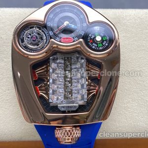 Jacob&Co Super Clone watch picture and price Chiron Tourbillon blue rubber strap mechanical men
