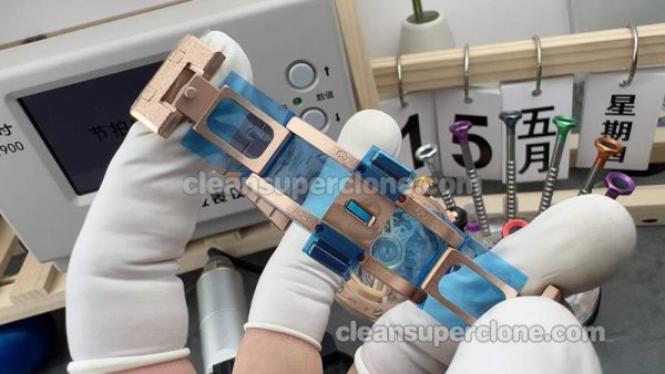 Royal Oak watch details and pricing APS Factory Audemars Piguet 26239 blue mechanical men