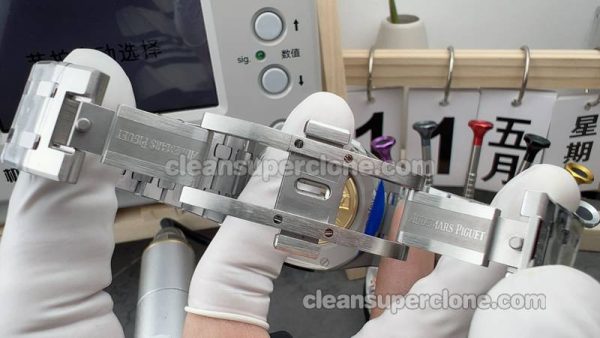 Royal Oak watch details and pricing APS Factory Audemars Piguet 15400 gray mechanical men