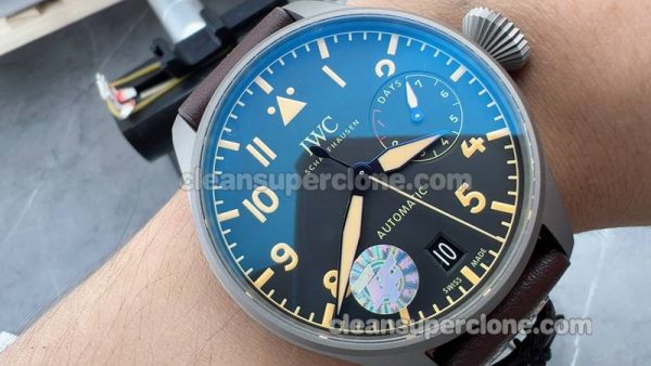 Pilot watch details and pricing ZF Factory IWC IW501004 Titanium mechanical men