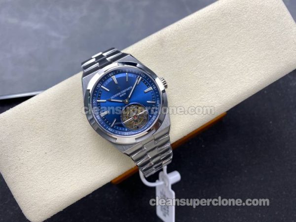 Overseas replica watch details and pricing BBS Factory Vacheron Constantin 6000V blue mechanical men