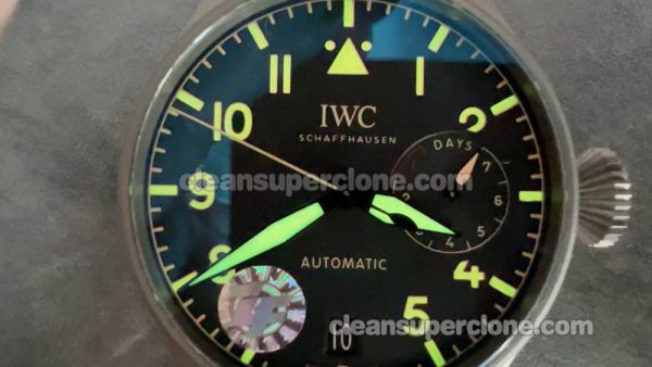 Pilot watch details and pricing ZF Factory IWC IW501004 Titanium mechanical men