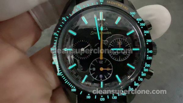 Speedmaster watch details and pricing Omega 311.92.44 black mechanical men