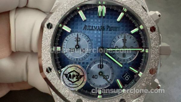 Audemars Piguet Super Clone Watch pictures and prices APS Factory Royal Oak 26240 Smoked blue mechanical men