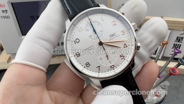 Portugieser watch details and pricing ZF Factory IWC IW371604 sliver white dial mechanical men