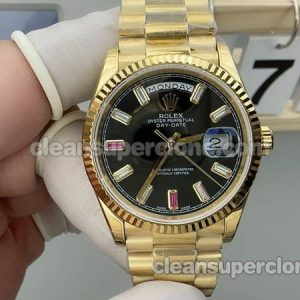 Day-Date watch details and pricing GS Factory Rolex 118208 black 36mm mechanical men