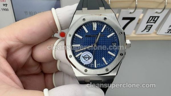 15510 1:1 Replica watch details and price APS Factory Audemars Piguet Royal Oak Blue mechanical men