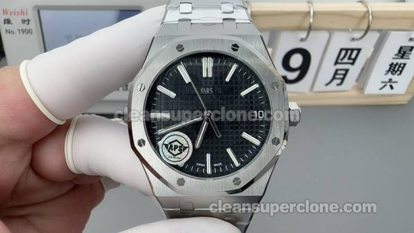 Royal Oak watch details and pricing APS Factory Audemars Piguet 15510 Black mechanical men