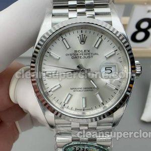 Datejust watch details and pricing Clean Factory Rolex 126234 Sliver 36mm mechanical men
