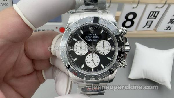 Daytona watch details and pricing Clean Factory Rolex 126529 Black mechanical men