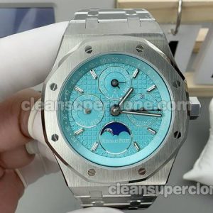 Royal Oak watch details and pricing BBS Factory Audemars Piguet 26574 Blue mechanical men
