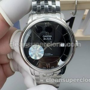 DeVille watch details and pricing A+ Factory Omega 424.10.37 Black mechanical men