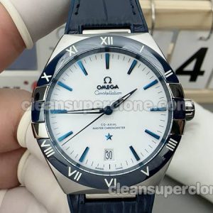 Constellation watch details and pricing VS Factory Omega 131.33.41 White mechanical men