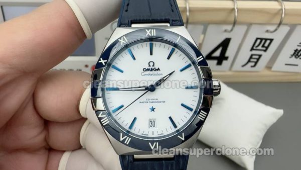 Constellation watch details and pricing VS Factory Omega 131.33.41 White mechanical men