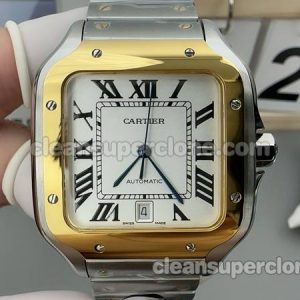 Santos watch details and pricing THB Factory Cartier W2SA0009 mechanical men