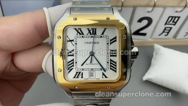 Santos watch details and pricing THB Factory Cartier W2SA0009 mechanical men