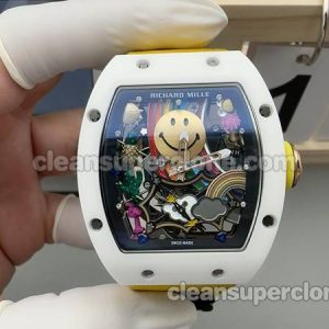 Richard Mille Super Clone Watch pictures and prices Smiley face dial RM88 mechanical men
