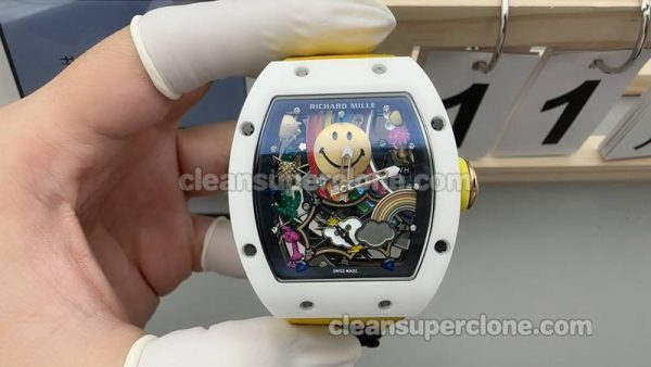 Richard Mille Super Clone Watch pictures and prices Smiley face dial RM88 mechanical men