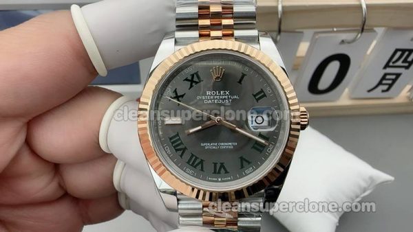 126331 1:1 Replica watch details and price Clean Factory Rolex Datejust gray dial mechanical men