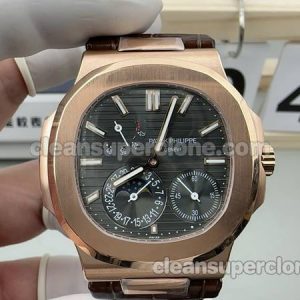 5712 1:1 Replica watch details and price GR Factory Patek Philippe Nautilus Dark brown dial mechanical men