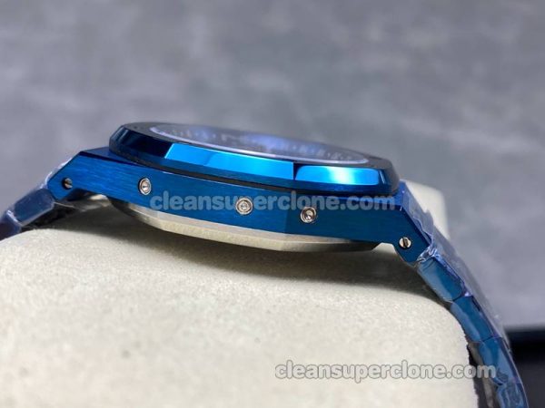 Royal Oak replica watch details and pricing BBS Factory Audemars Piguet 26574 blue mechanical men