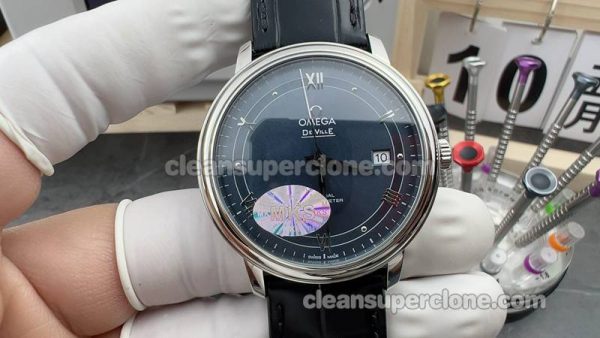 Dellive watch details and pricing MKS Factory Omega 424.13.40 blue mechanical men