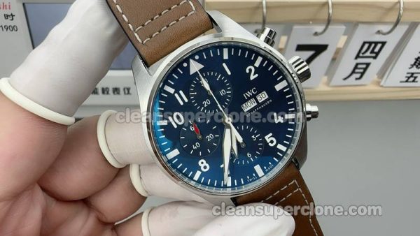 Pilots watch details and pricin ZF Factory IWC IW377714 Blue mechanical men
