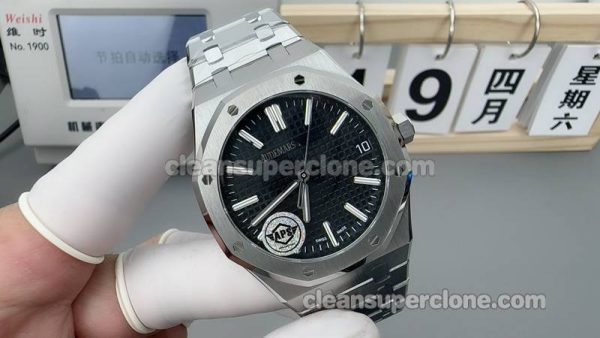 Royal Oak watch details and pricing APS Factory Audemars Piguet 15510 Black mechanical men