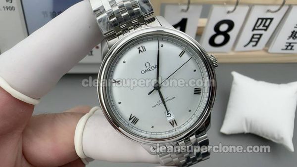 Dellive watch details and pricing KY Factory Omega 434.10.40 Sliver mechanical men