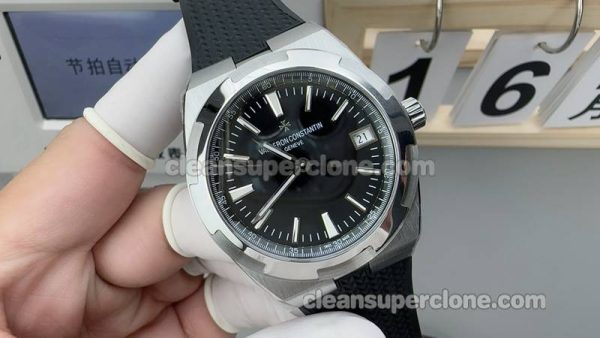 Overseas watch details and pricing 8F Factory Vacheron Constantin 4500V Black mechanical men