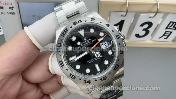 Explorer watch details and pricing Clean Factory Rolex 226570 Black mechanical men