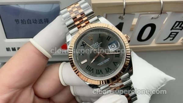 126331 1:1 Replica watch details and price Clean Factory Rolex Datejust gray dial mechanical men